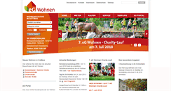 Desktop Screenshot of eg-wohnen.de